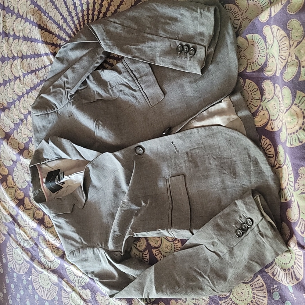 Banana Republic Wool Blazer Gray - Italian Fabric!